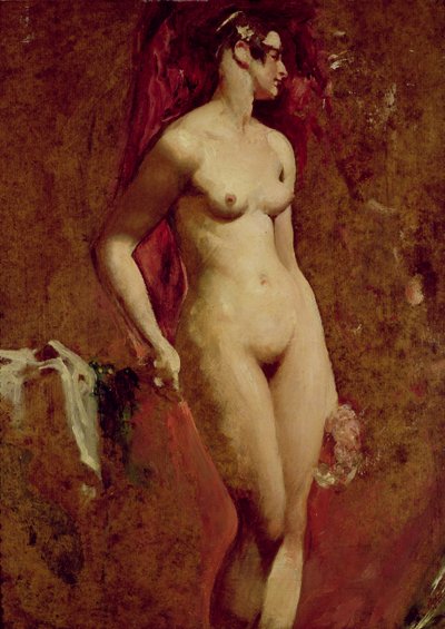 Nudo femminile in piedi da William Etty